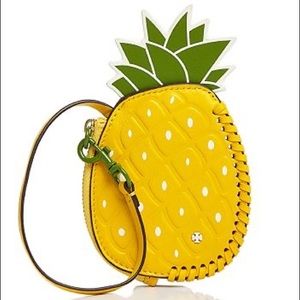 Tory Burch pineapple coin pouch key fob bag charm 🍍